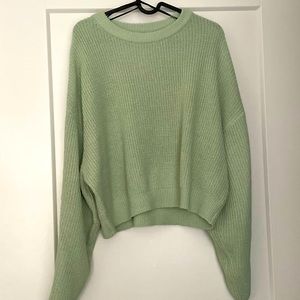 H&M Cropped Knot Sweater